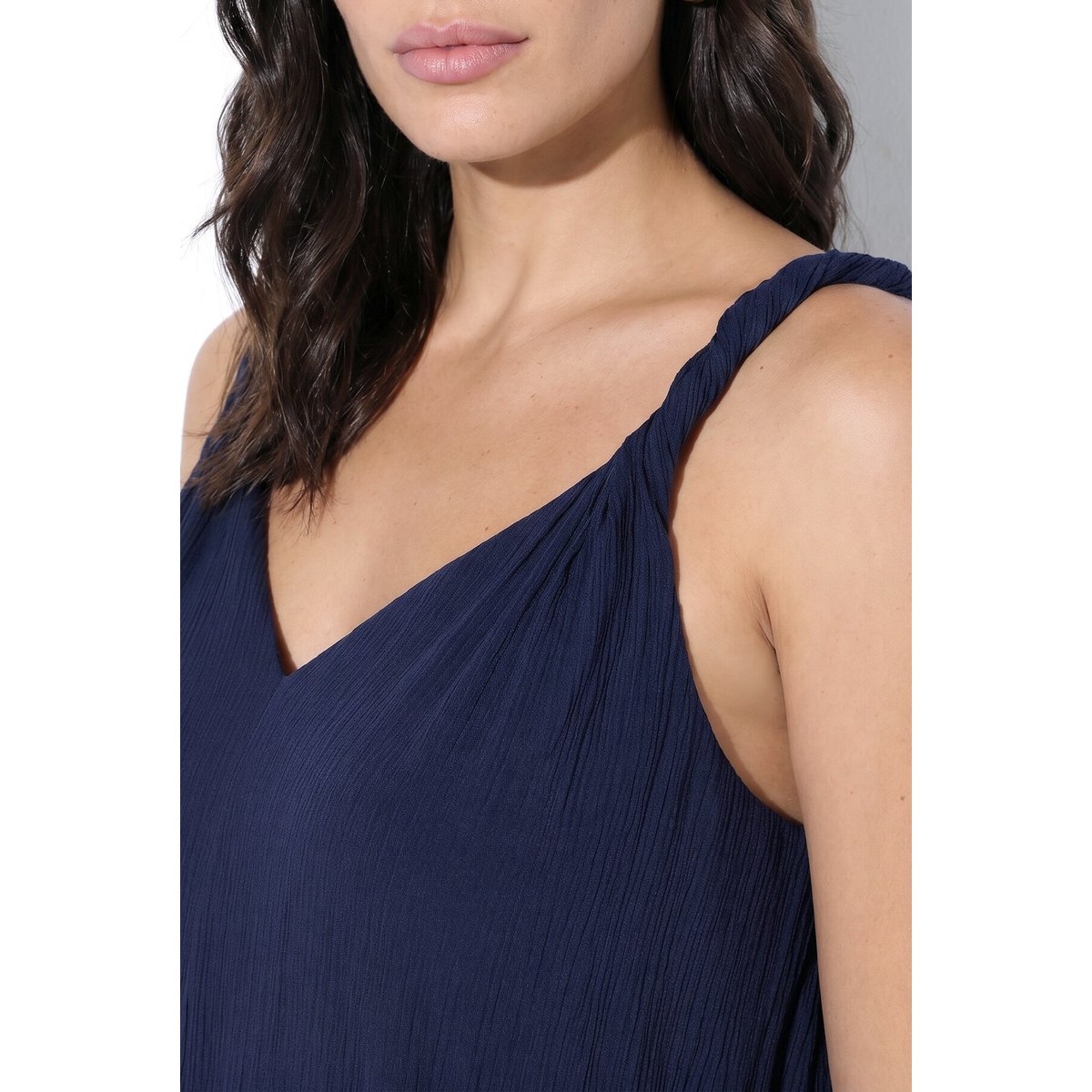 Robe maxi sans manches marine, ULLA POPKEN