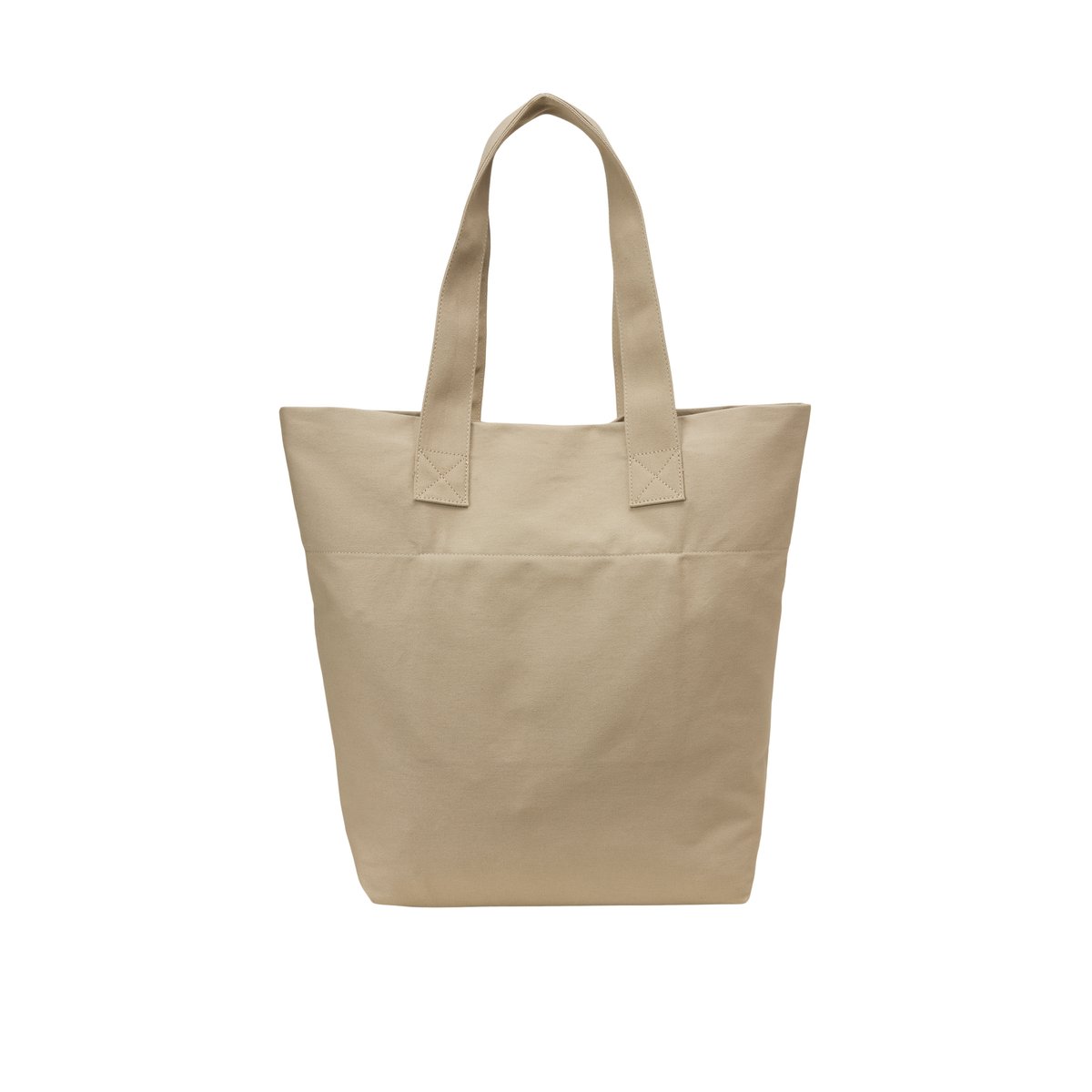 Shopper en toile en coton organique robuste beige, MARC O'POLO