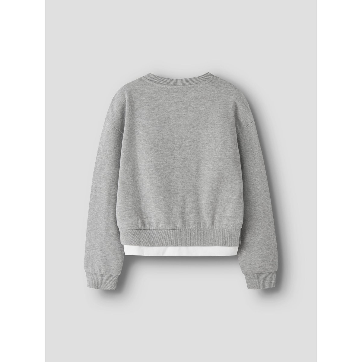 Sweat-Shirt gris - grey melange1, NAME IT