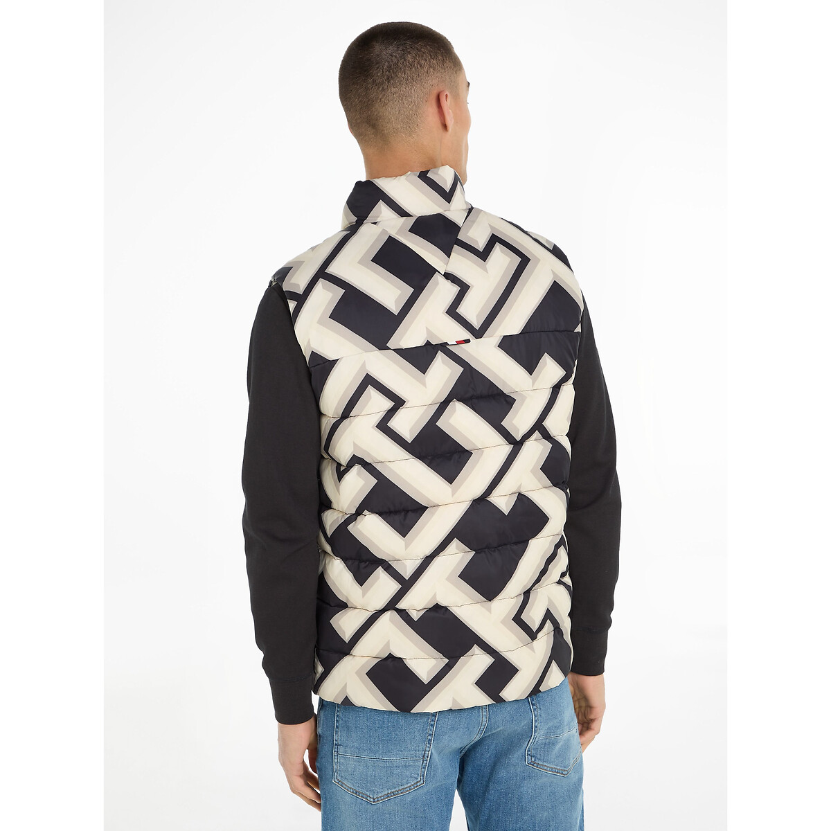Doudoune sans manche New York Monogram imprimé imprimé, TOMMY HILFIGER