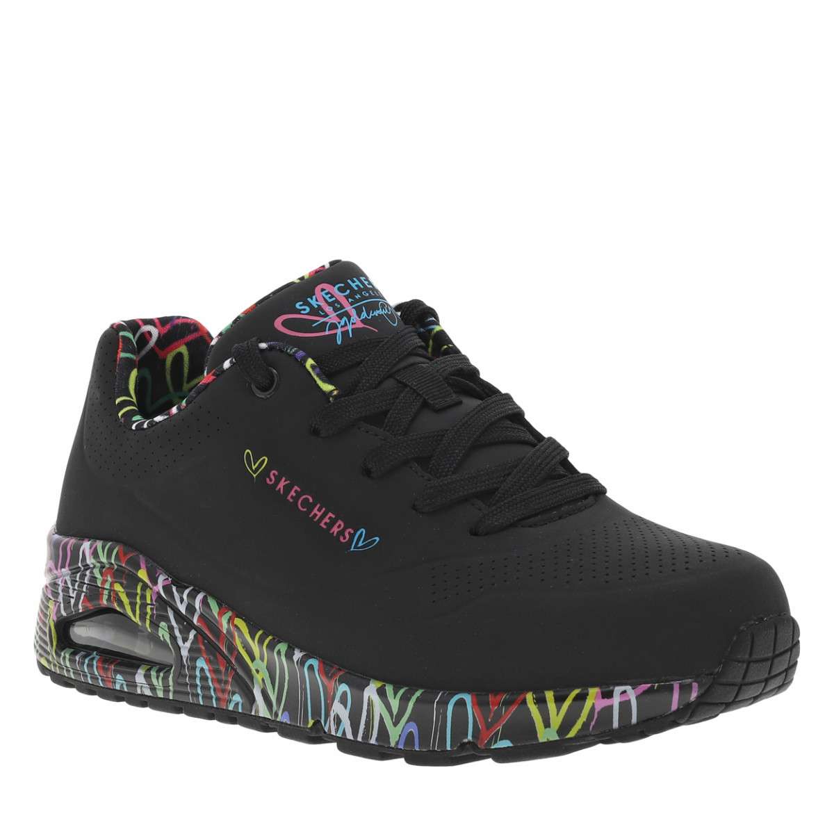 Basket Uno - Loving Love noir, SKECHERS