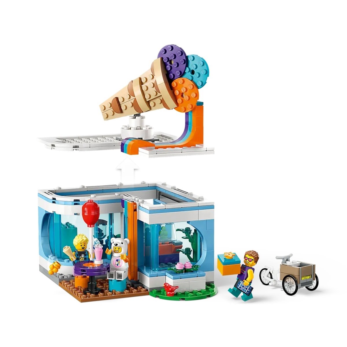 City La boutique du glacier multicolore, LEGO
