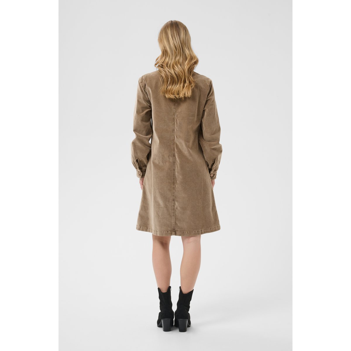 Robe beige brown lentil, CREAM