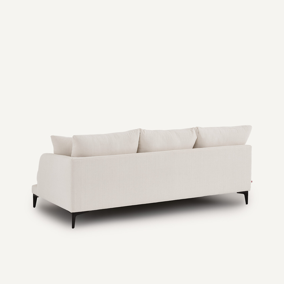 Demi-canapé 3 places en toile polyester, MODERNISTE craie, EMMANUEL GALLINA X AM.PM