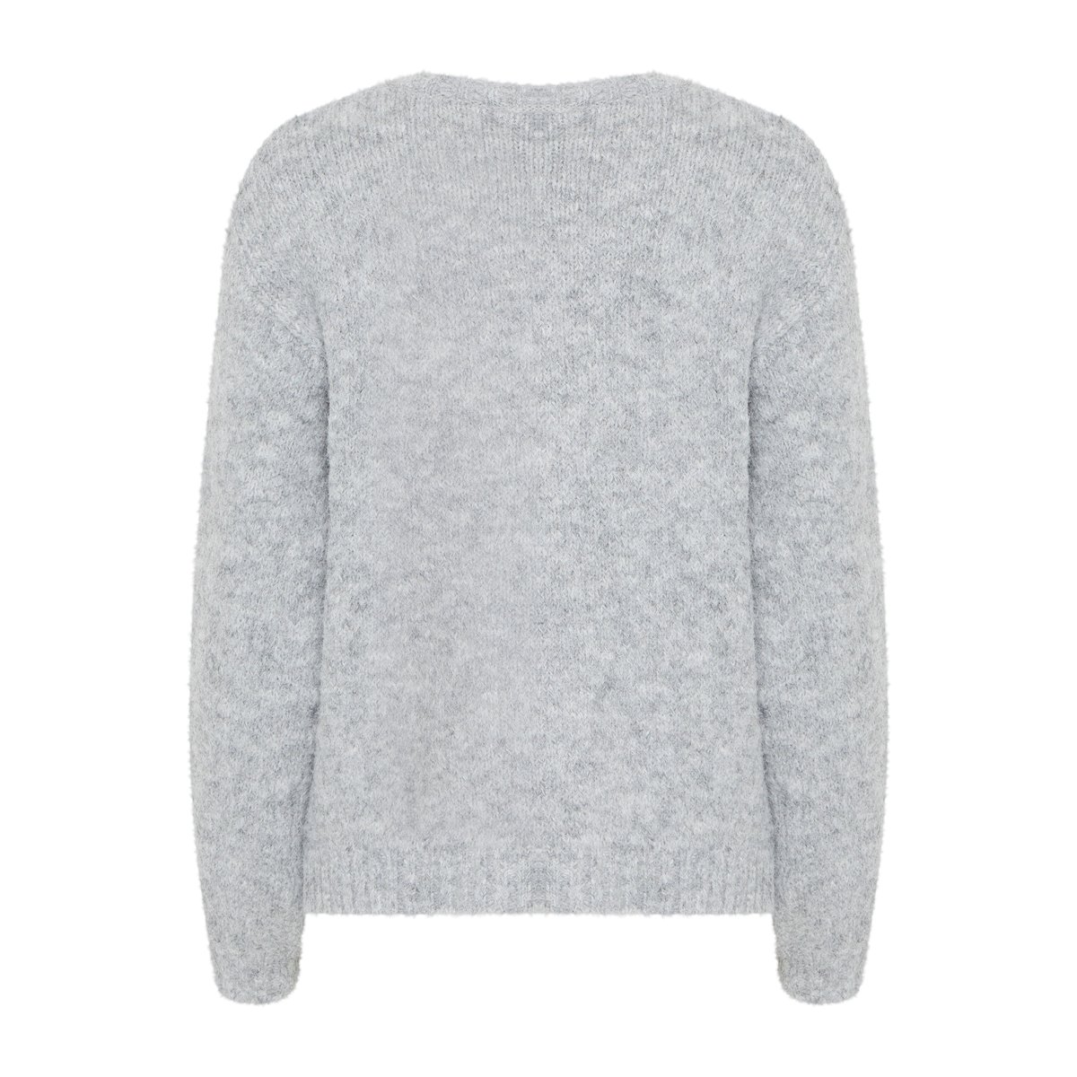 Knitted pullover gris mid grey melange, B.YOUNG