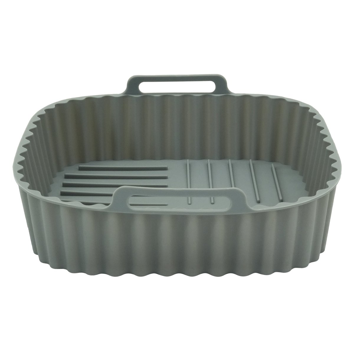 Panier carré en silicone pour AIR FRYER gris, FACKELMANN