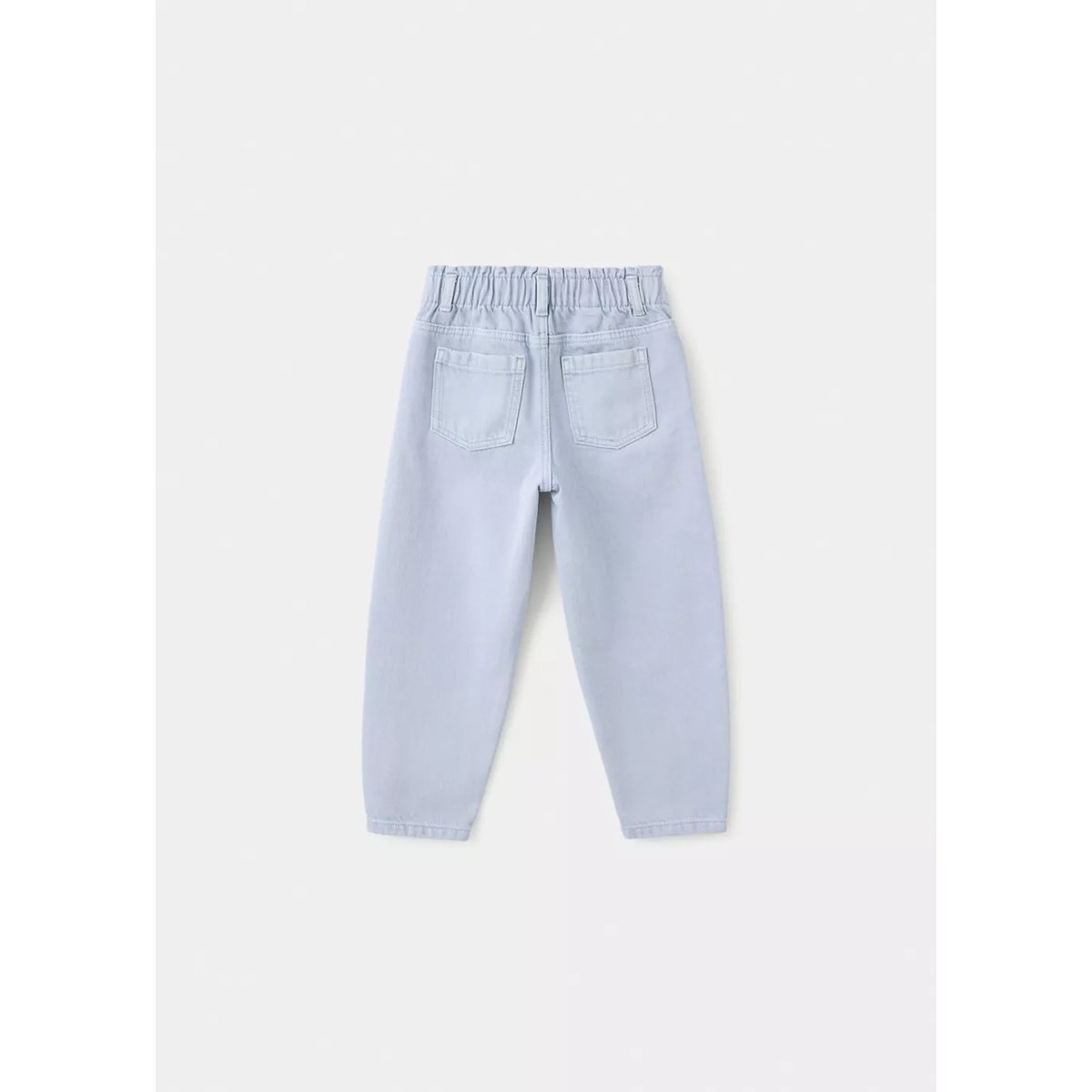 Jean barrel-fit bleu ciel, MANGO BABY