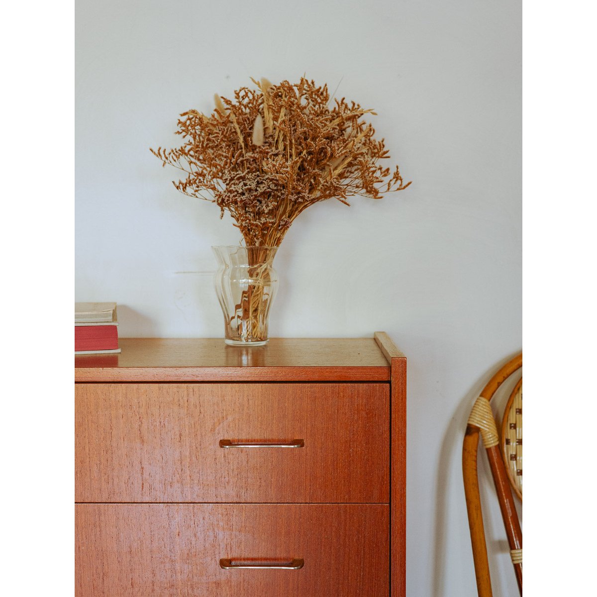 Commode scandinave ambrée Olga N°691 - Bon état marron, DEBONGOUT