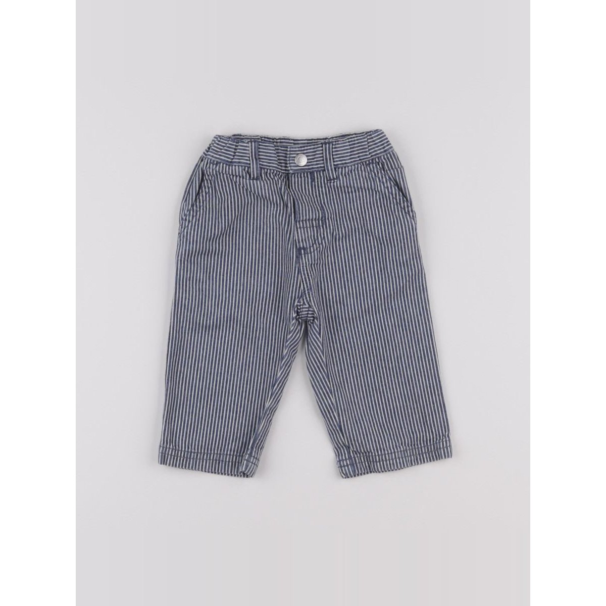 Pantalon - Très bon état blanc, bleu, PETIT BATEAU