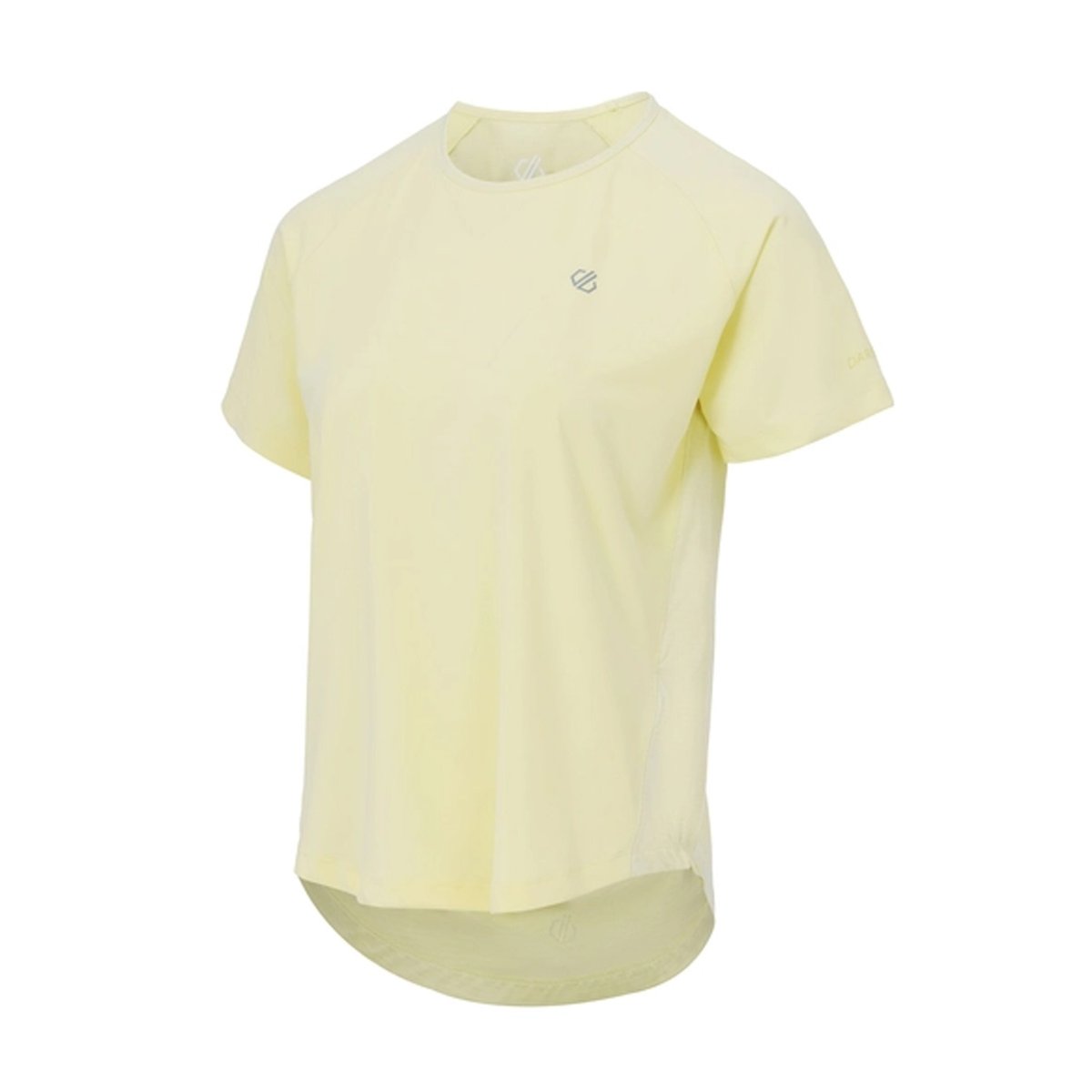 T-shirt uni manches courtes CHASE jaune pâle, DARE 2B