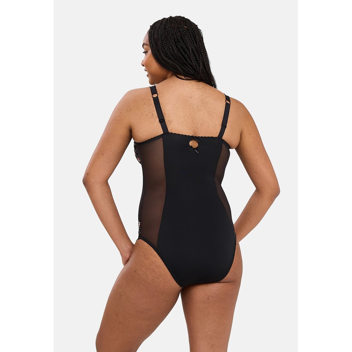 Arum Cabaret Underwired Bodysuit black/pink, SANS COMPLEXE