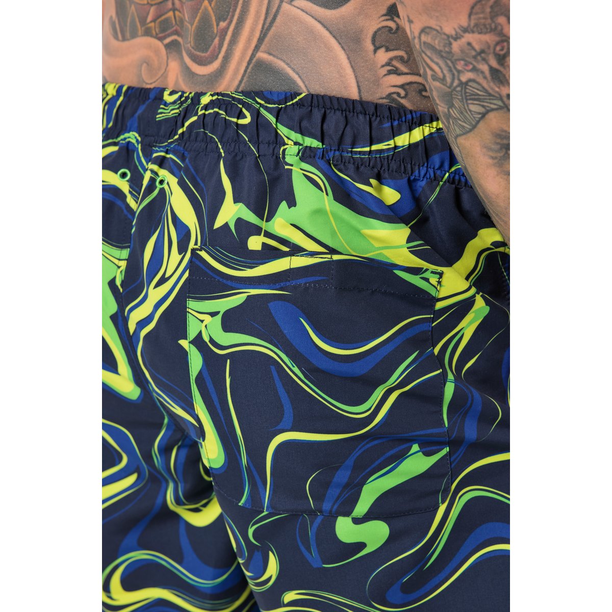 Short de bain collection Beachwear vert gazon, JP1880