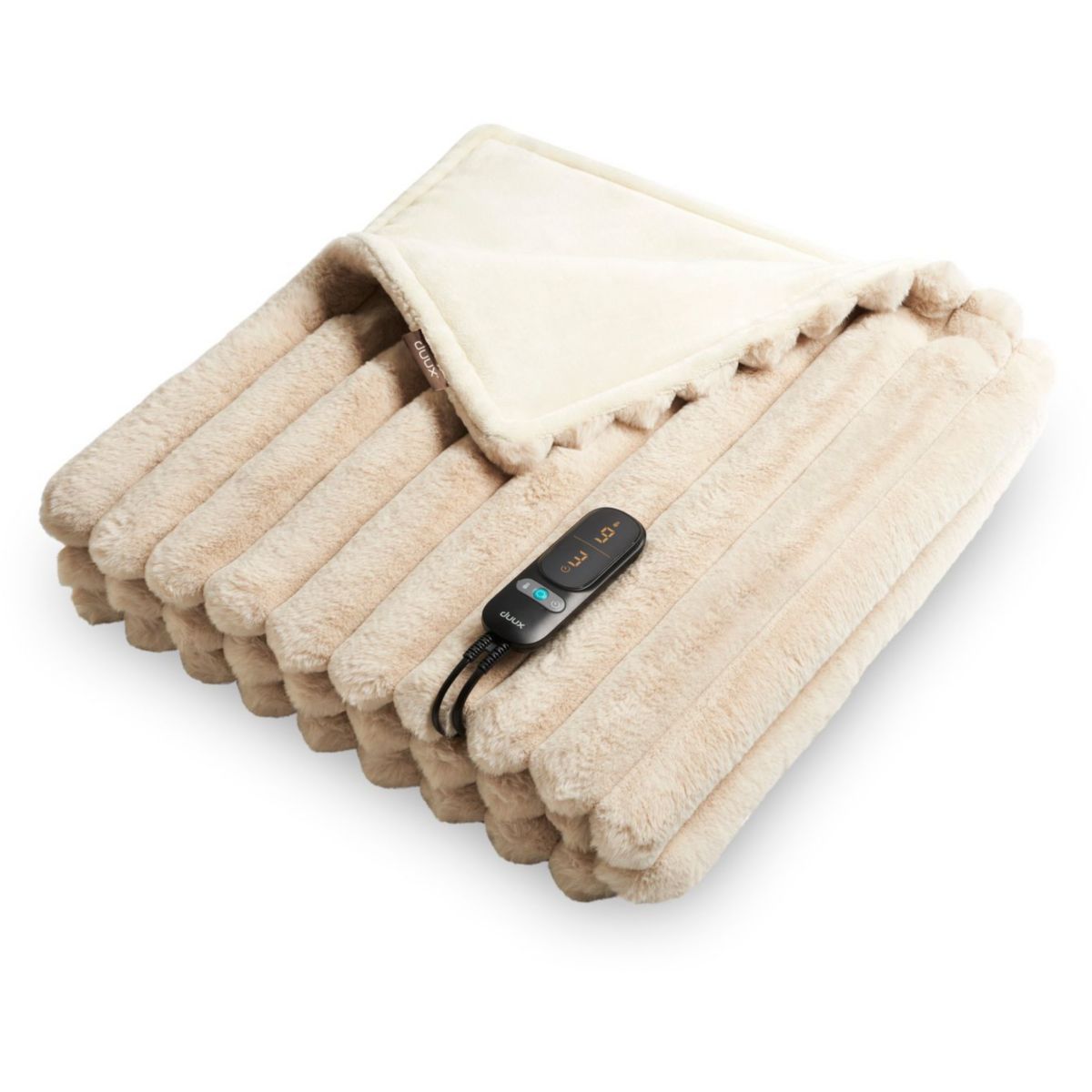 Couverture chauffante DXOB01 YENTL Beige couleur unique, DUUX