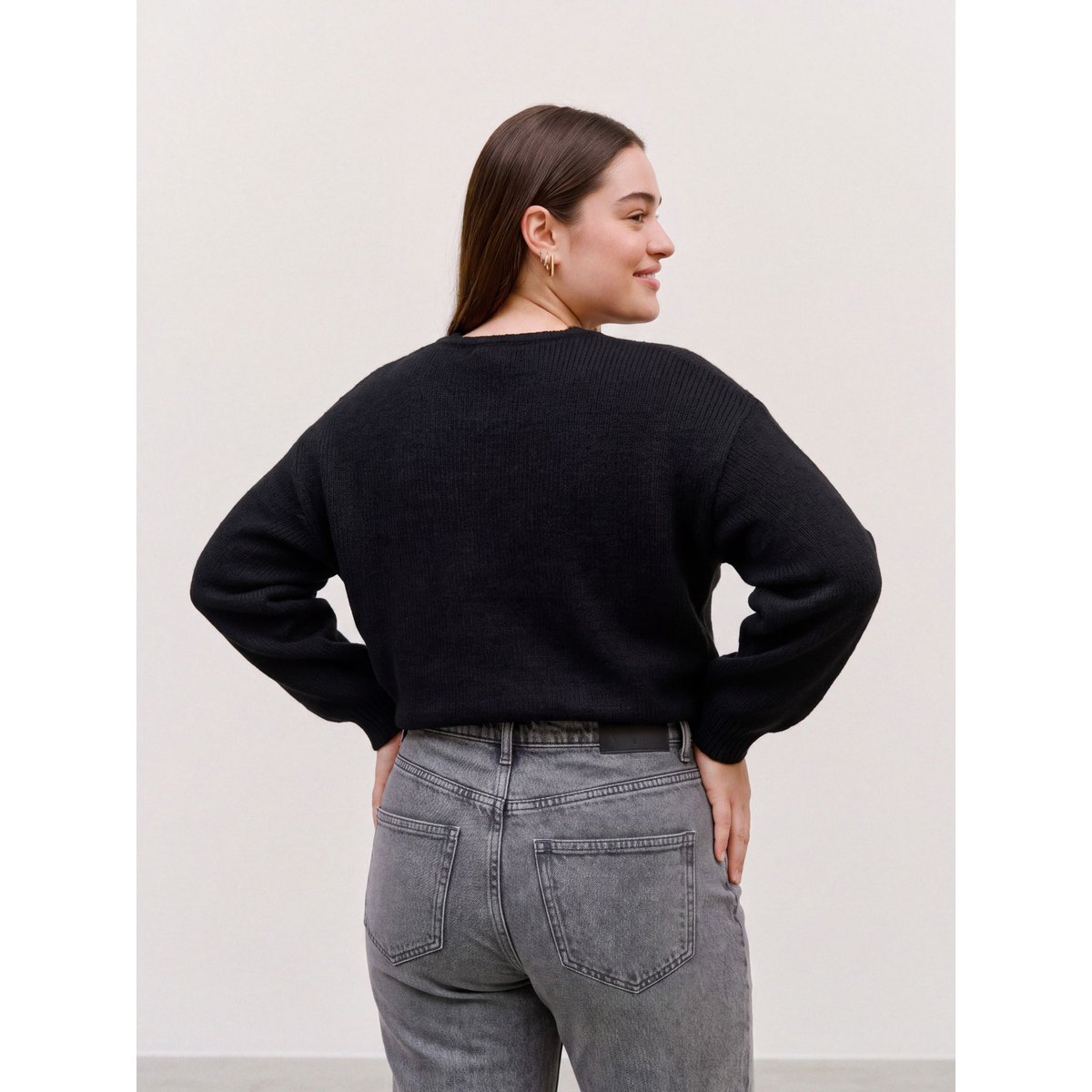 Pull En Maille black 1, VERO MODA