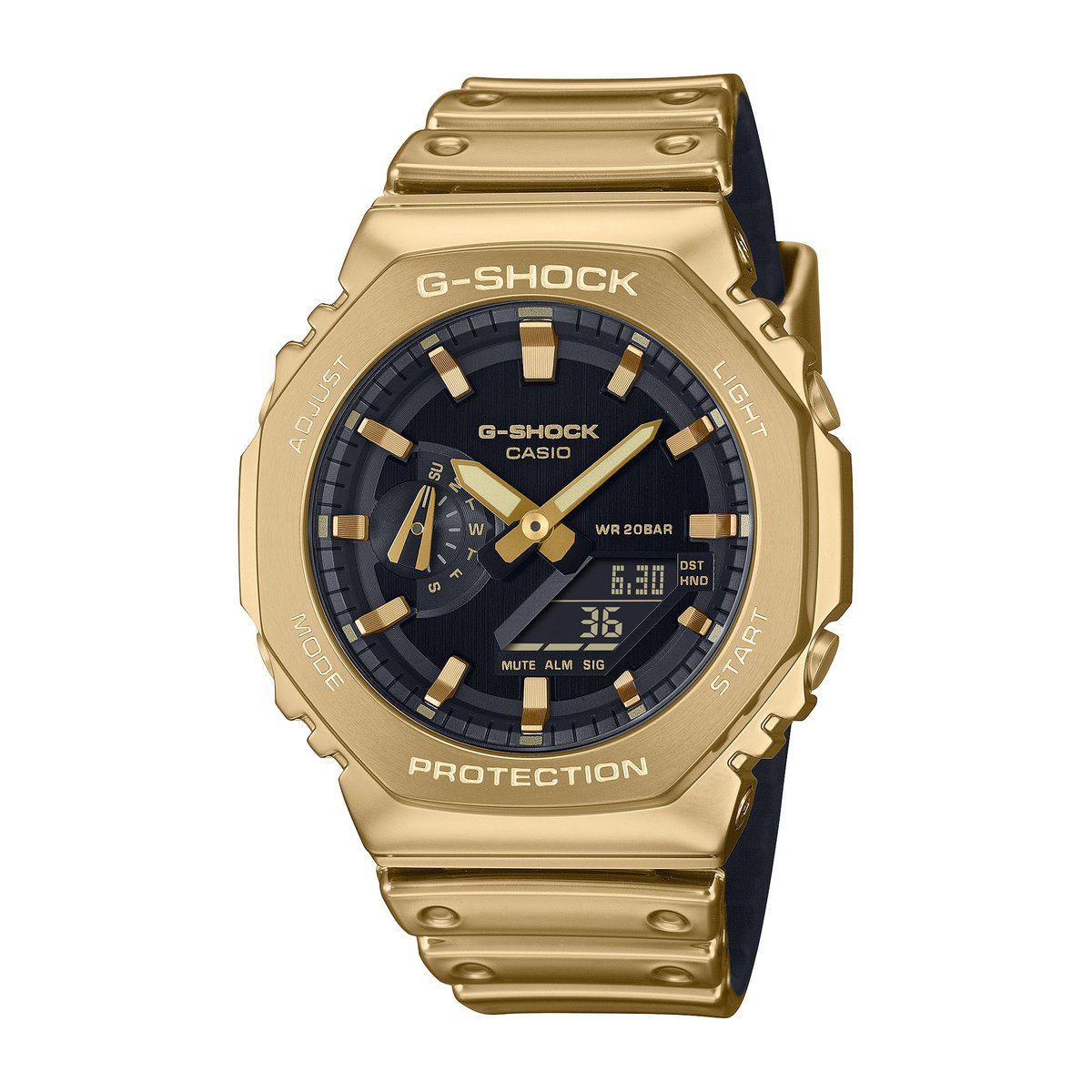 Montre Analogique Digital CASIO G-SHOCK doré noir doré, G-SHOCK