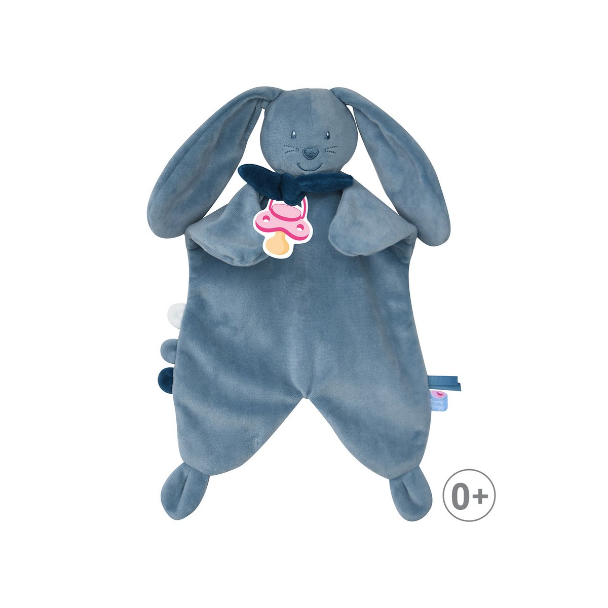 Doumou tetinou xl lapin velours doux bleu bleu, SUCRE D'ORGE