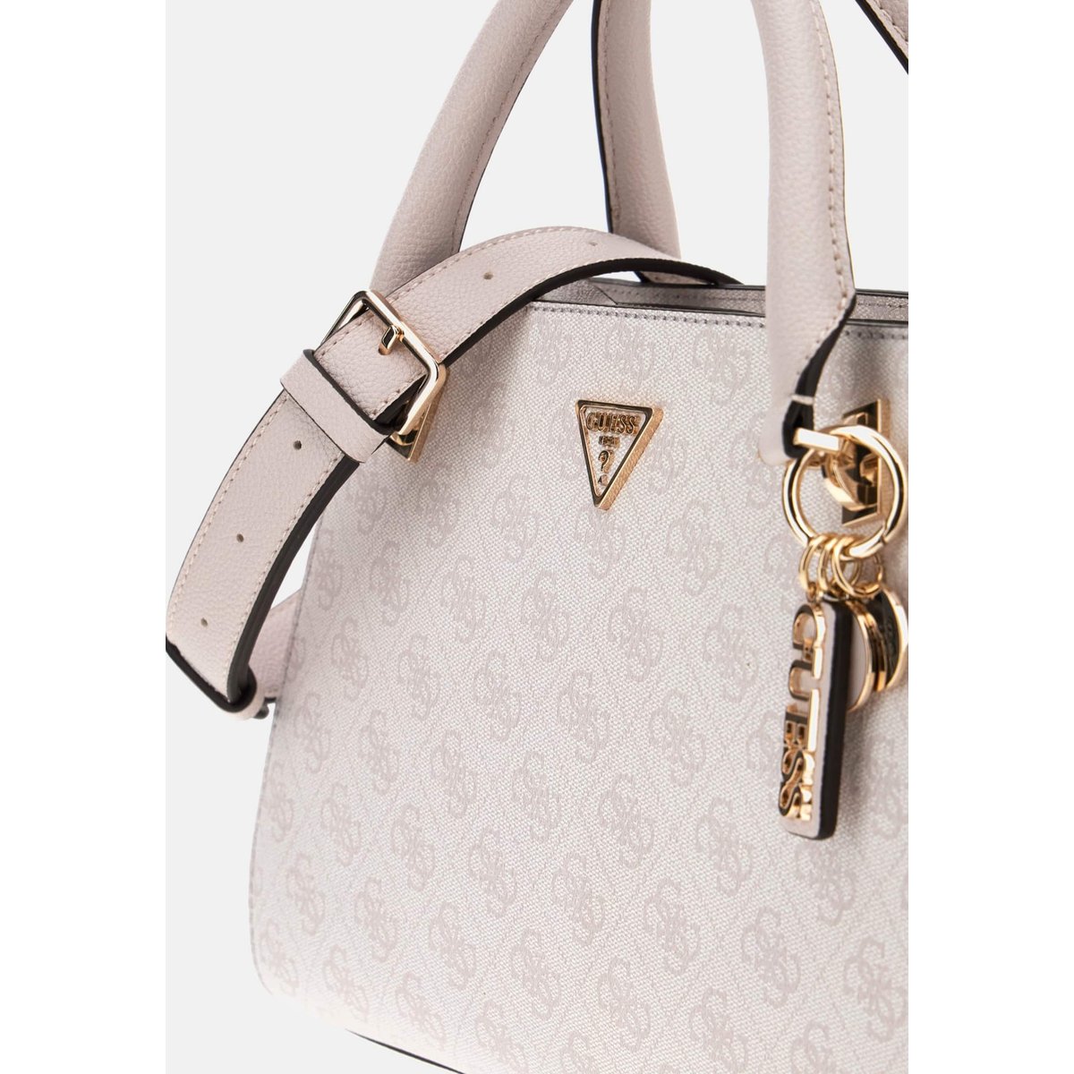Sac À Main Noelle Logo 4G blanc, GUESS