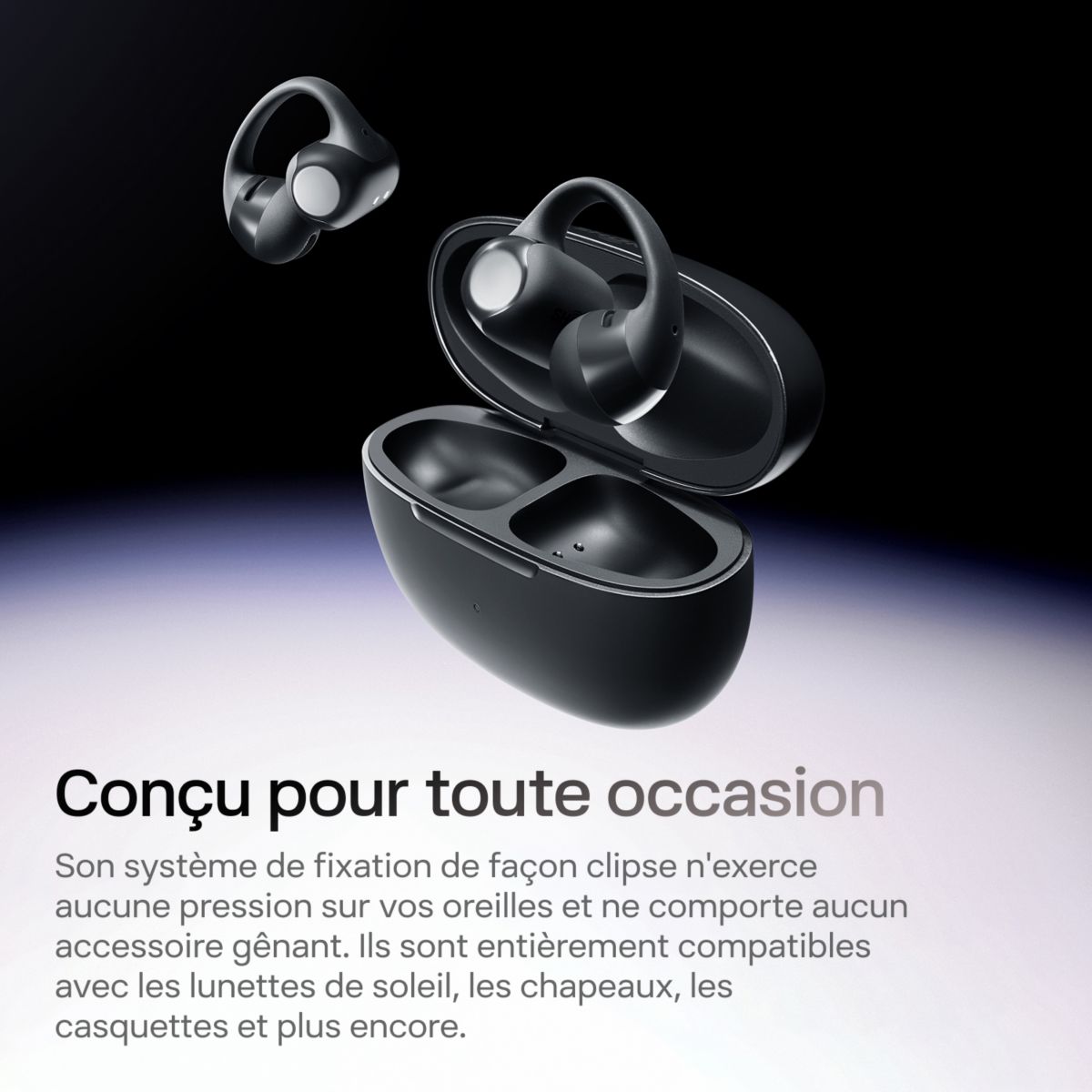 Ecouteurs OpenDots One Noir noir, SHOKZ