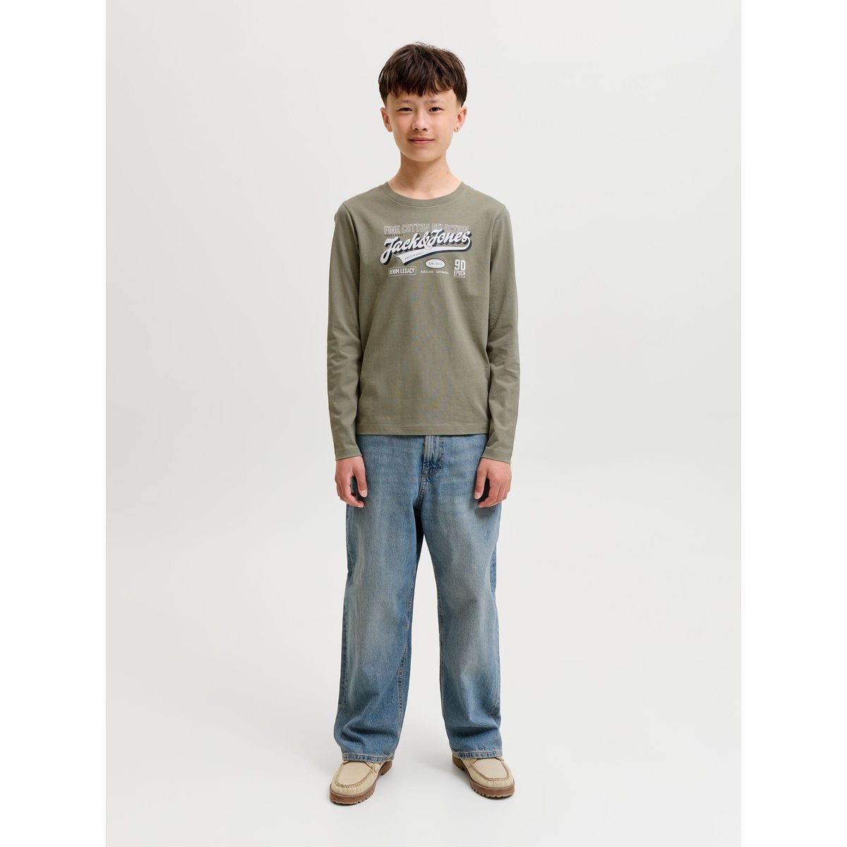 T-Shirt vetiver, JACK & JONES JUNIOR