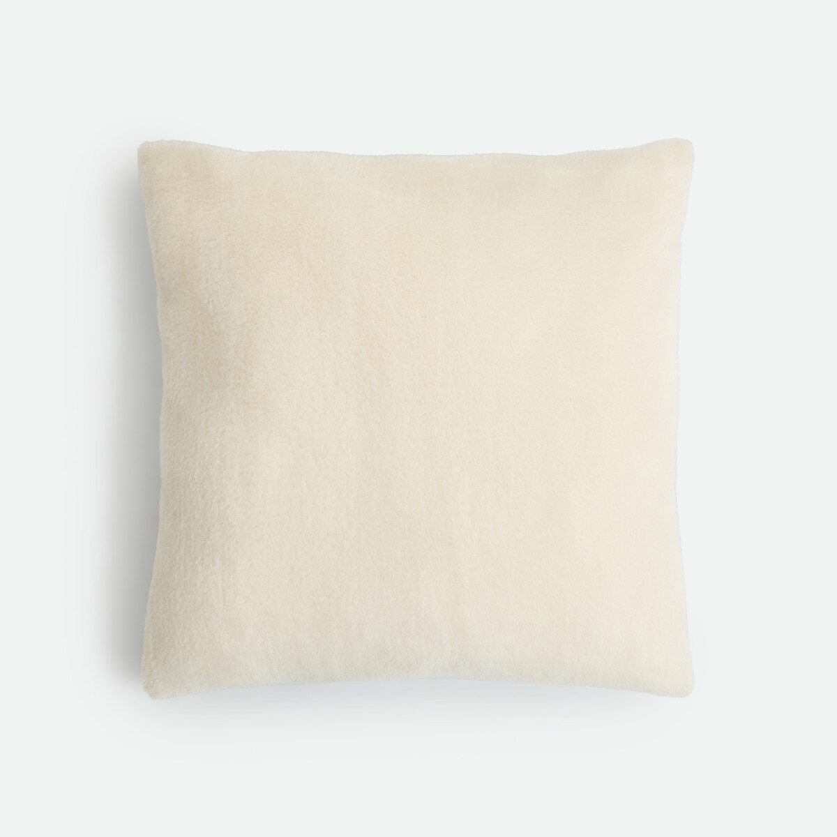 Housse de coussin coton et sherpa, 50 x 50 cm, LUNAY multicolore, LA REDOUTE INTERIEURS