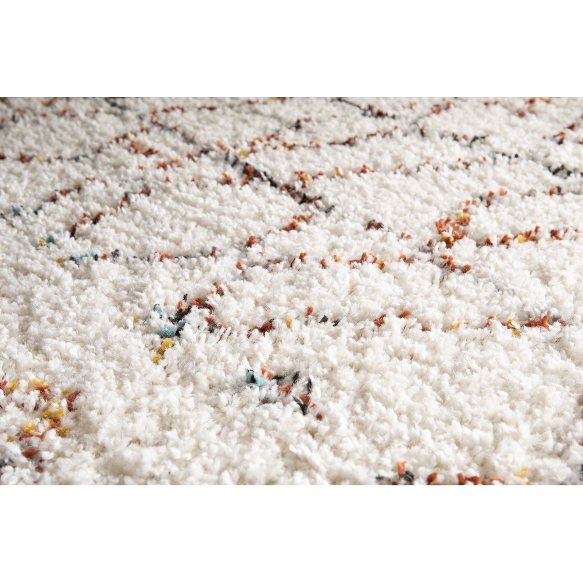 Tapis doux et épais de style ethnique TIFAWT palette colorée, AFK LIVING