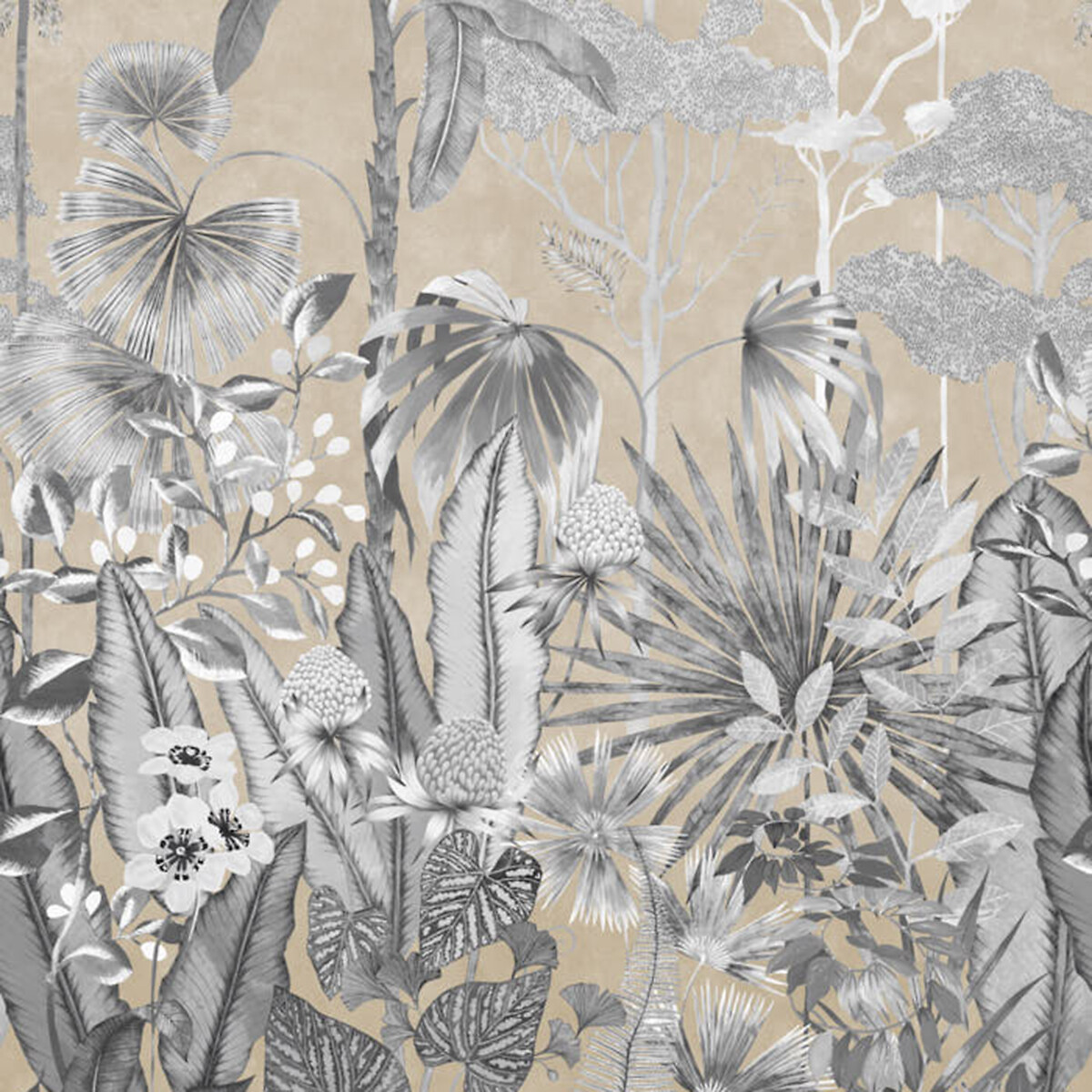 Floreana Wallpaper beige, HARLEQUIN