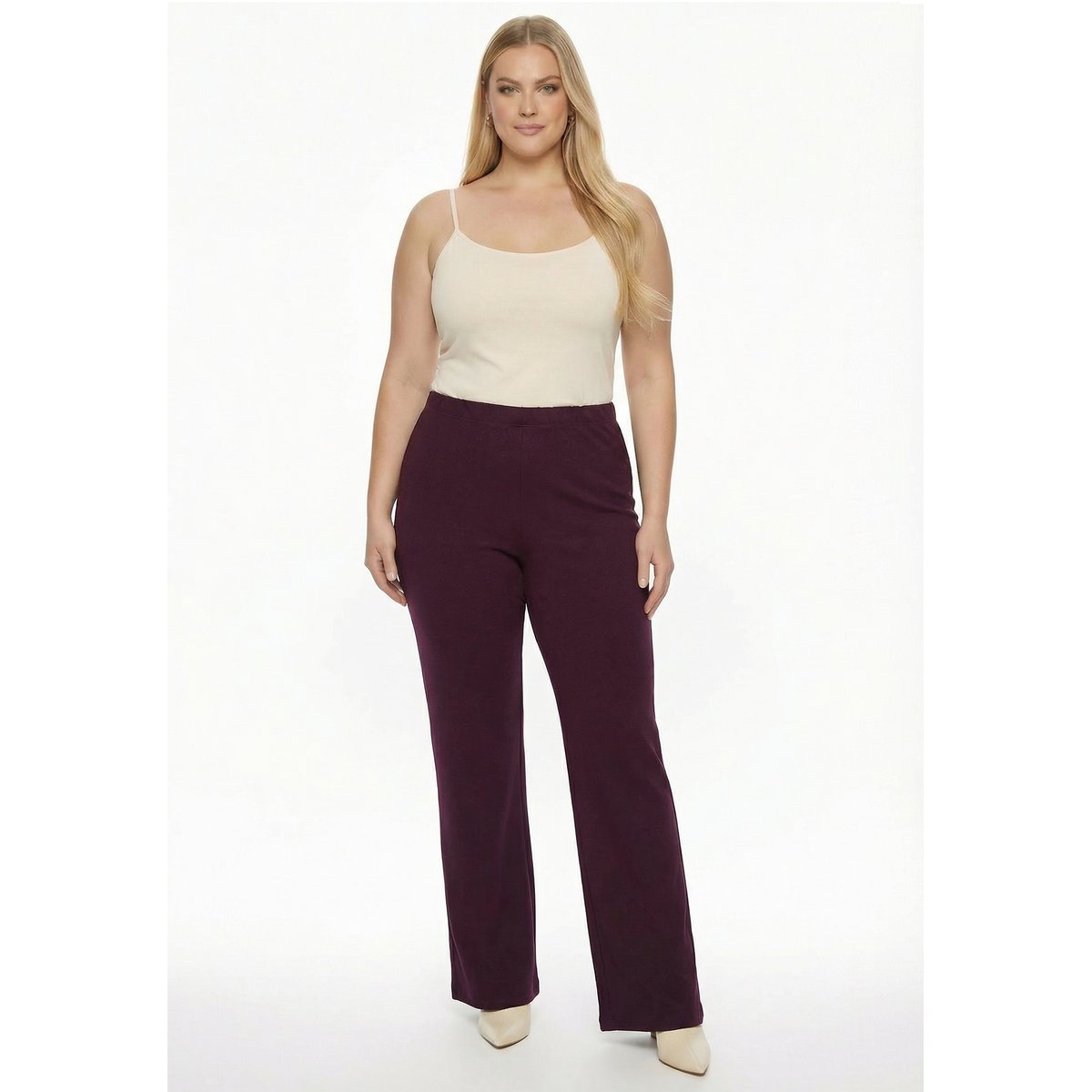 Pantalon Flare Fit violet, YOEK