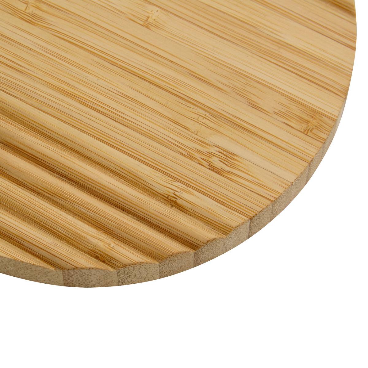 Dessous de plat rond en bambou beige, 5FIVE SIMPLY SMART
