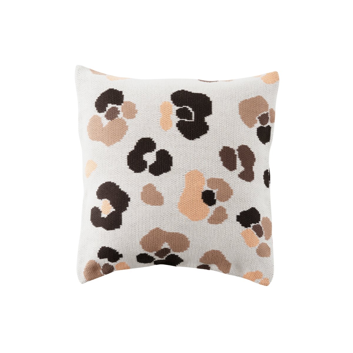 Housse de coussin coton YSEE ivoire, CARRE BLANC