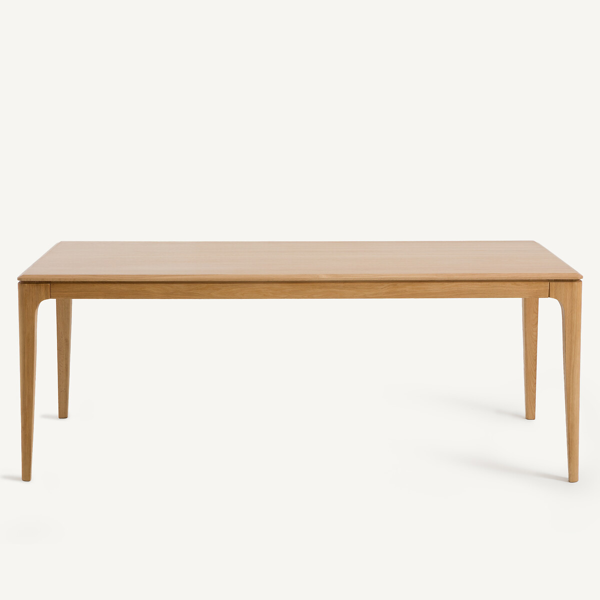 Mesa de roble macizo y chapado de roble, 8 cubiertos, SANARA roble natural, AM.PM