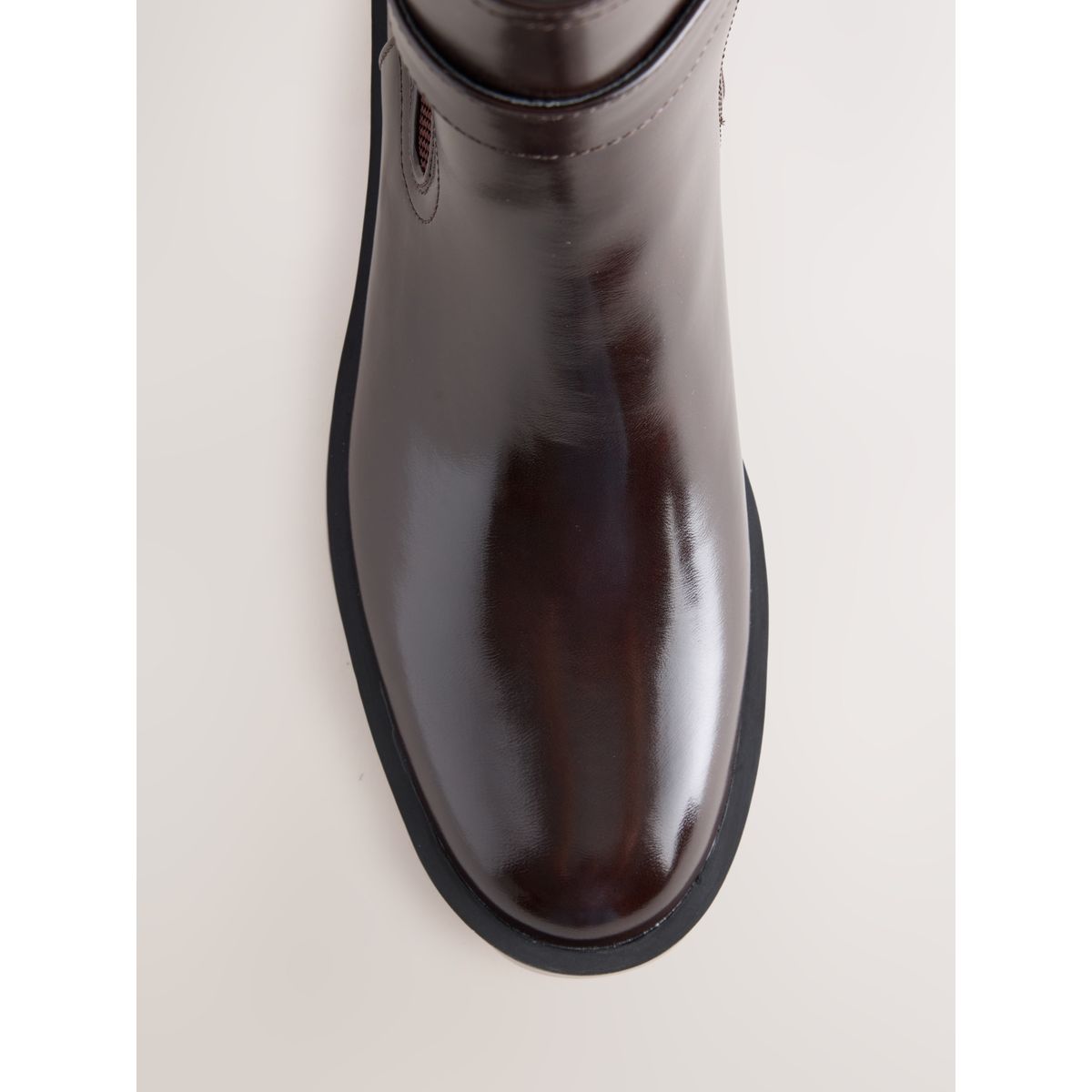 Bottines chelsea rouge bordeaux, NEXT