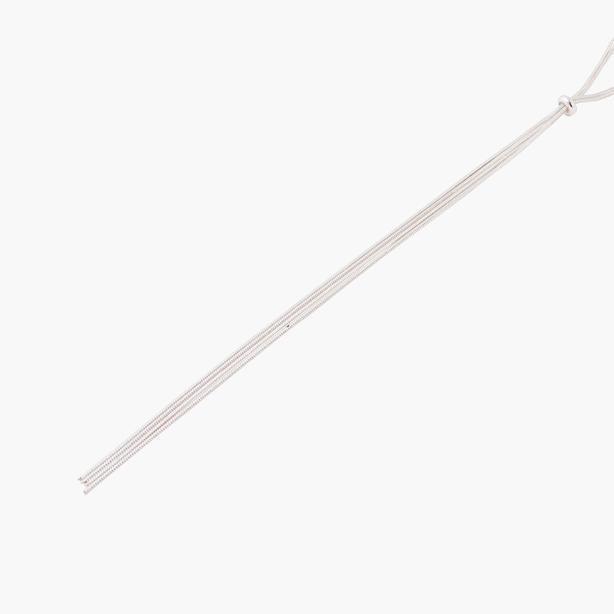 Collier sautoir chaîne argenté argenté, BALABOOSTE