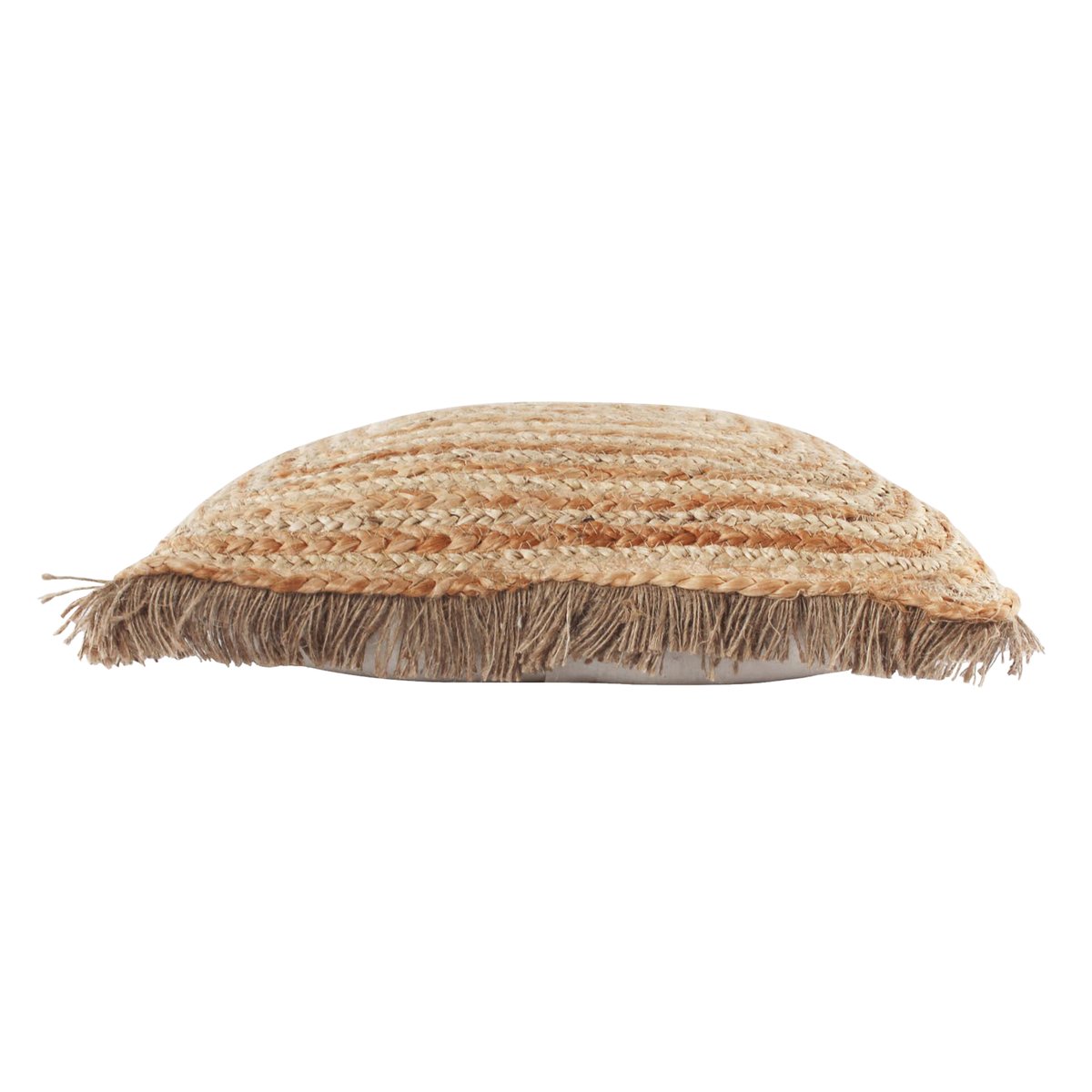 Coussin en jute bohème naturel, DOUCEUR D'INTÉRIEUR