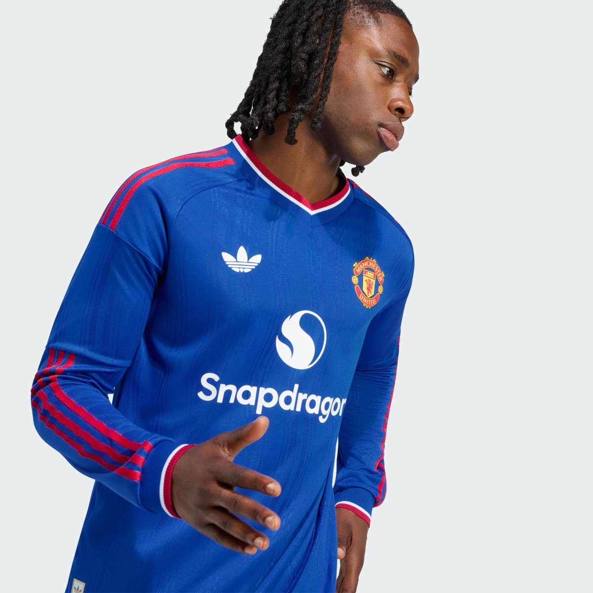 Maillot Manches Longues Extérieur Manchester United 26/27 Authentique Maillot Manches Longues Extérieur Manchester United 26/27 Authentique royal blue, adidas Performance