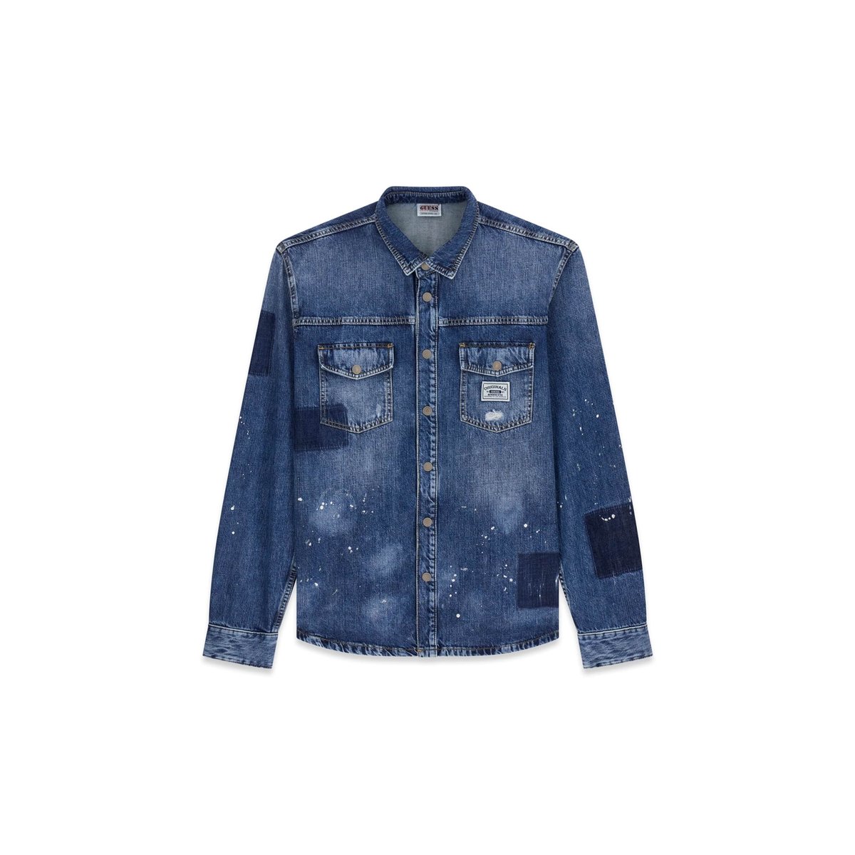 Chemise En Jean Oversize bleu, GUESS JEANS