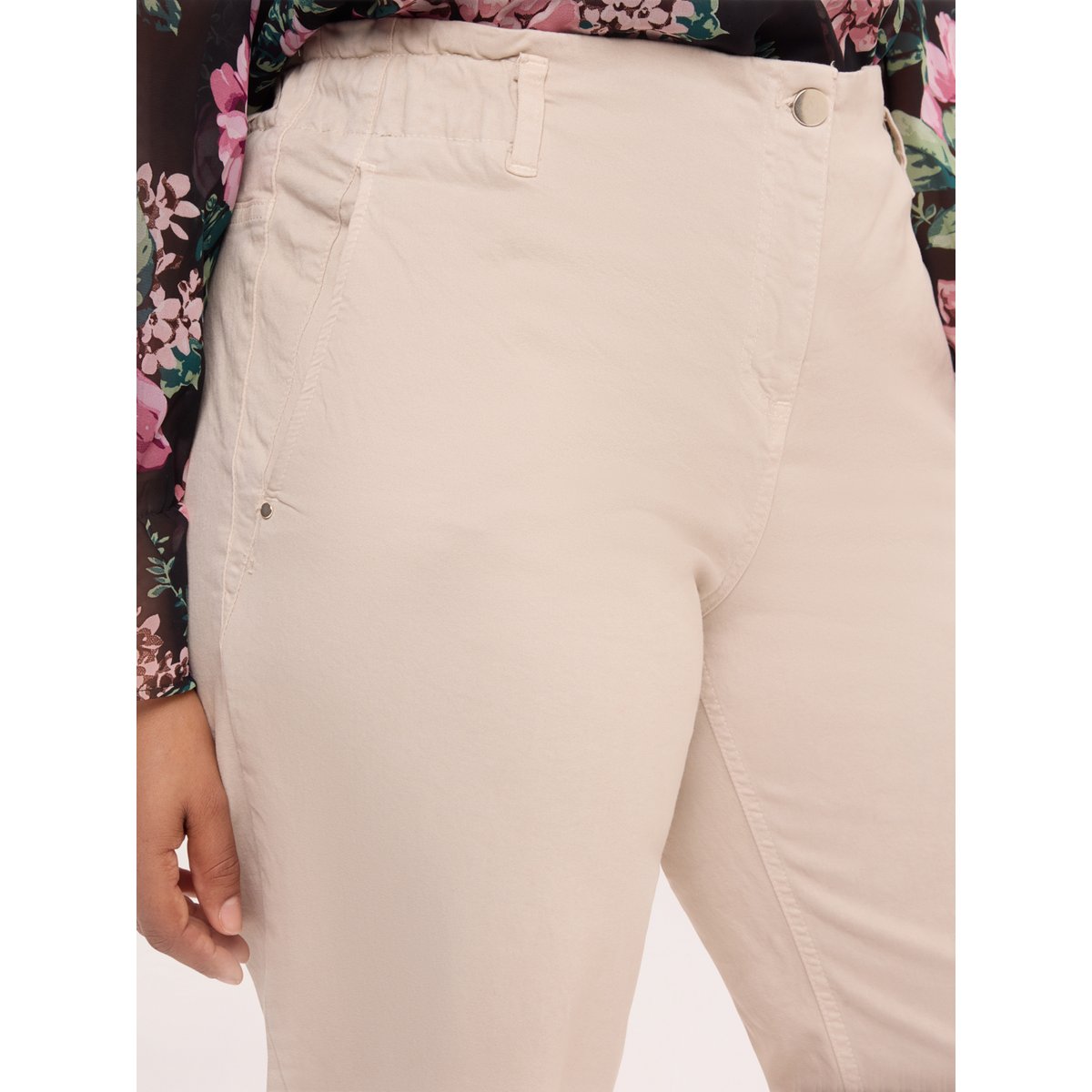 Pantalon Balloon beige, FIORELLA RUBINO