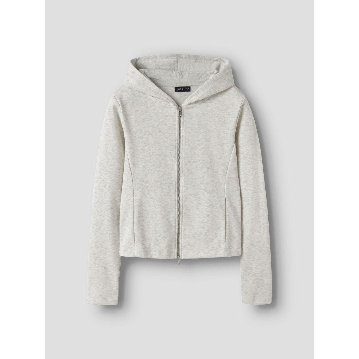Sweat-Shirt Zippé À Capuche gris - light grey melange, NAME IT