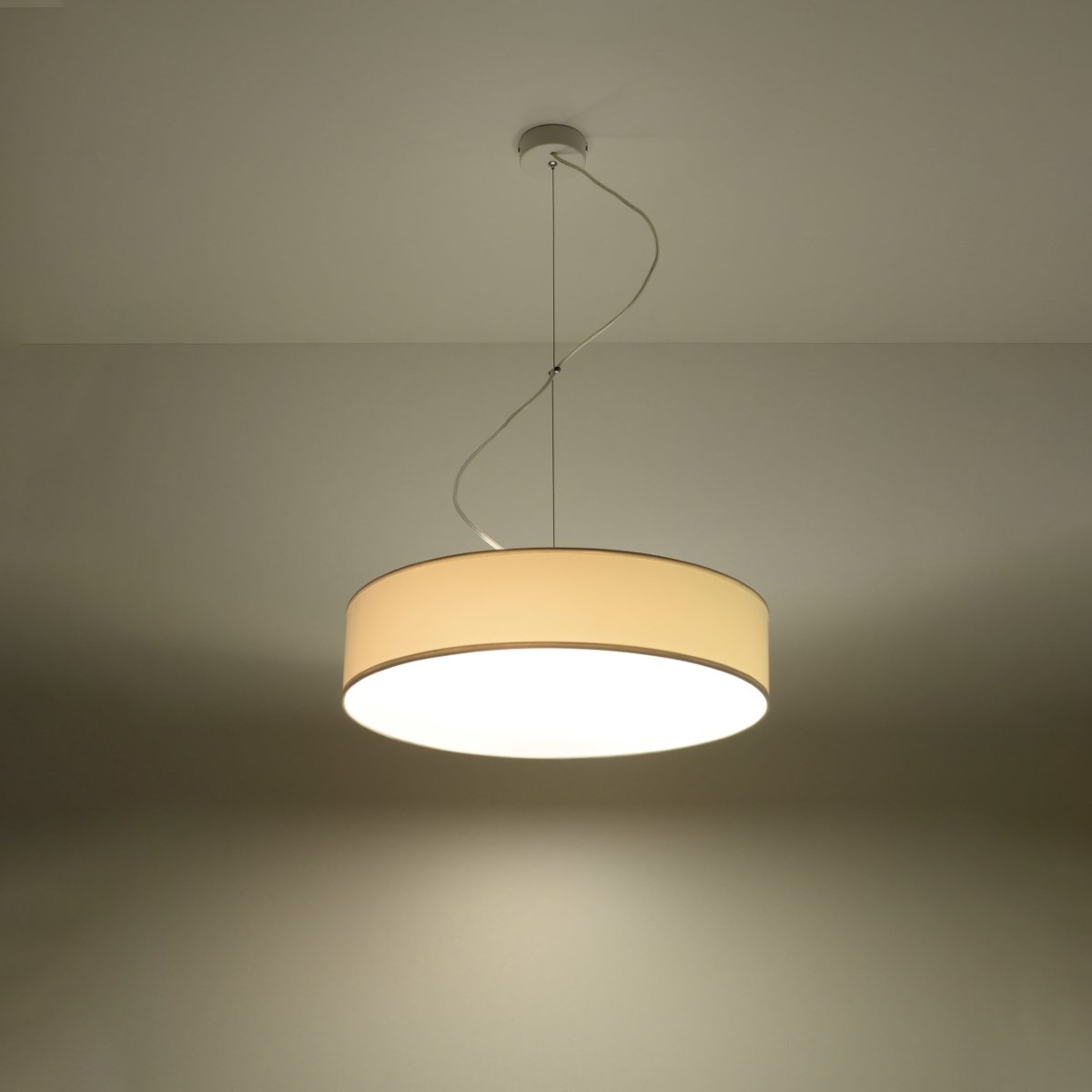Suspension PVC Blanc E27 3 Arena blanc, EDEN