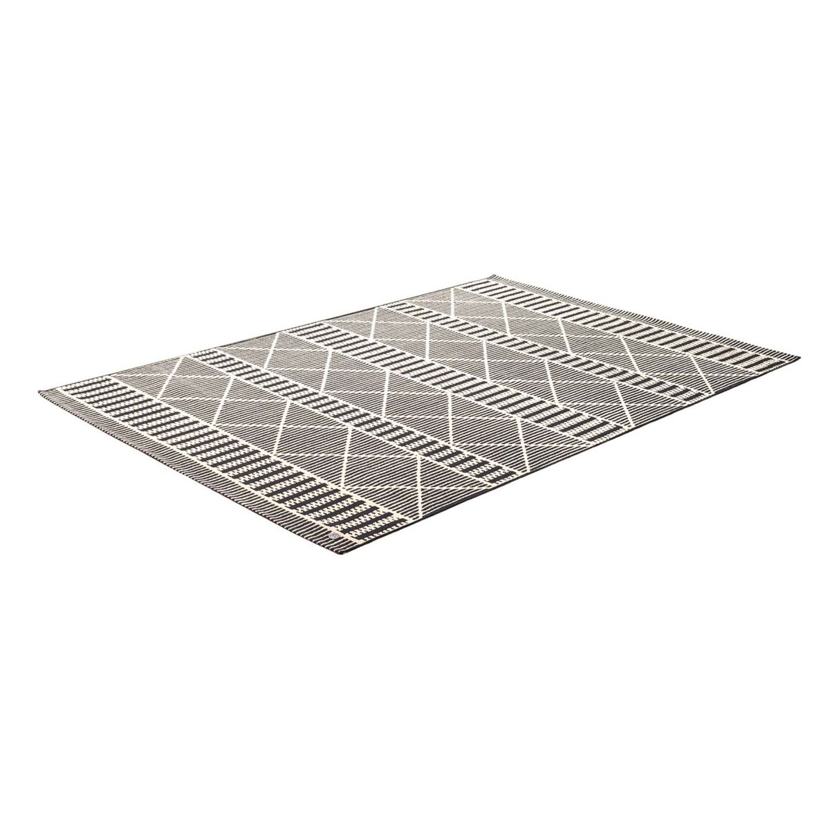 Tapis motifs géométriques pour l'intérieur et l'extérieur - FUNKY OUTDOOR noir, TOM TAILOR