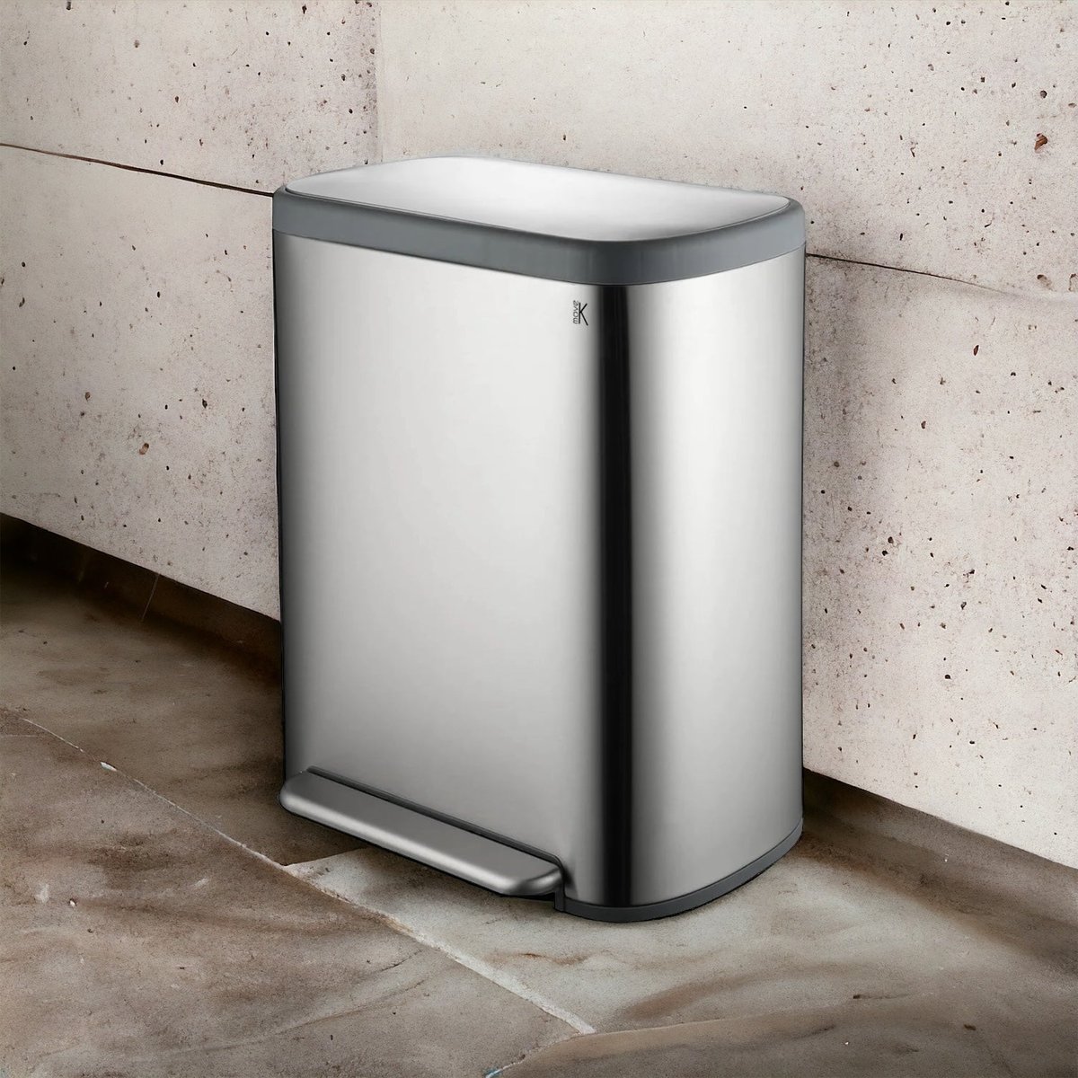 Poubelle de cuisine tri sélectif EMPIRE argent, KITCHEN MOVE