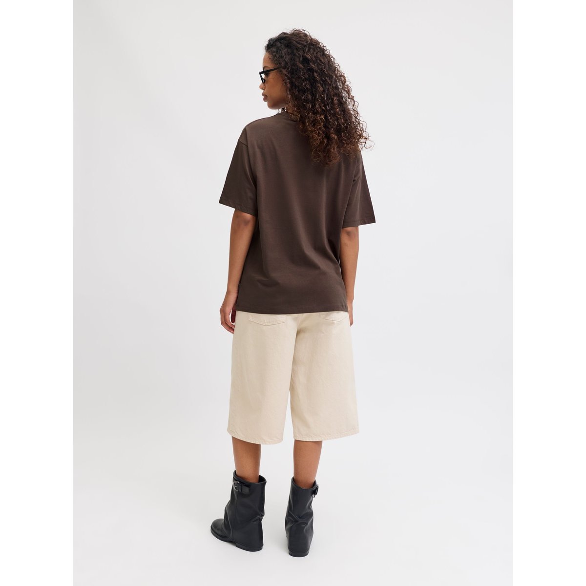 T-Shirt seal brown, JJXX