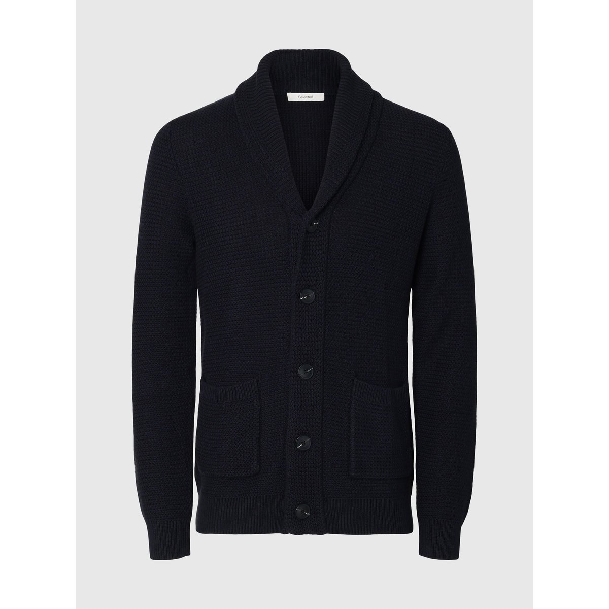 Cardigan En Maille maritime blue, SELECTED