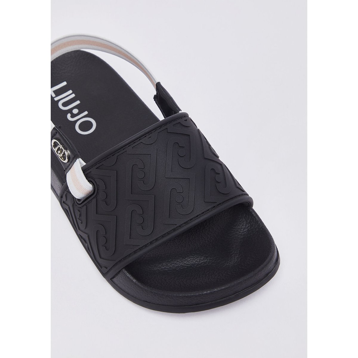 Mules avec logo noir, LIU JO