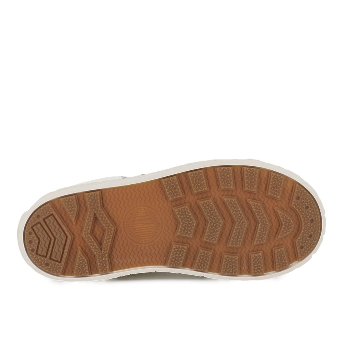 Baskets montantes en coton PALLA ACE TIGERS K blanc-cream white, PALLADIUM