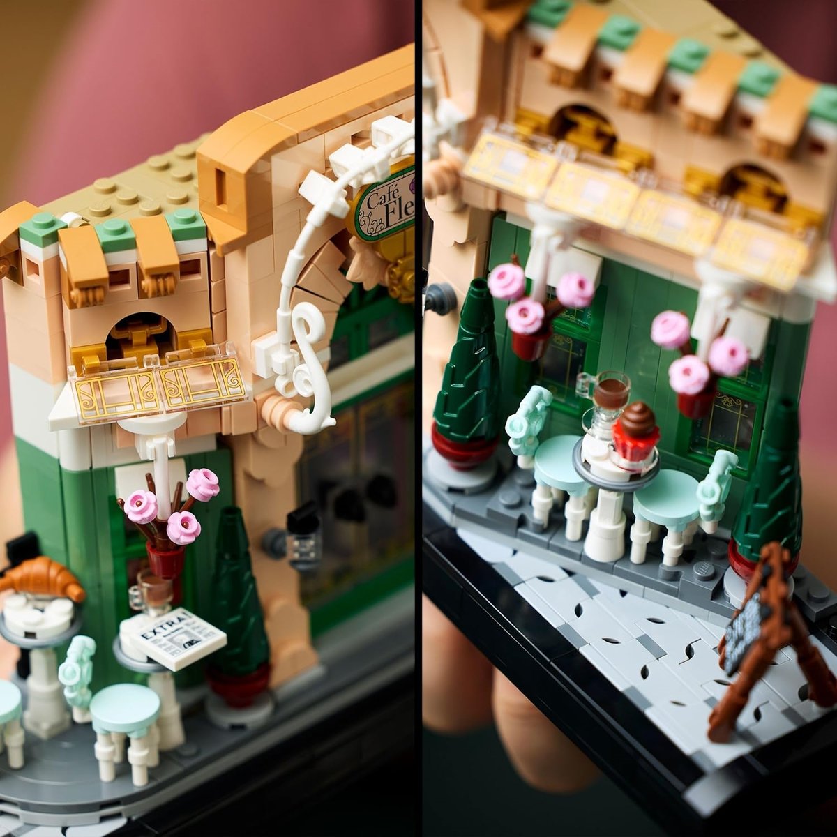 Icons Le café français multicolore, LEGO