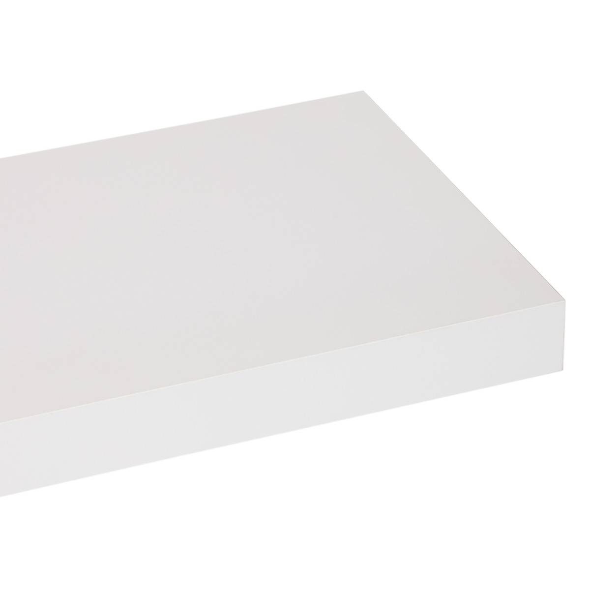 Etagère murale effet bois à fixation invisible FIXY blanc, 5FIVE SIMPLY SMART