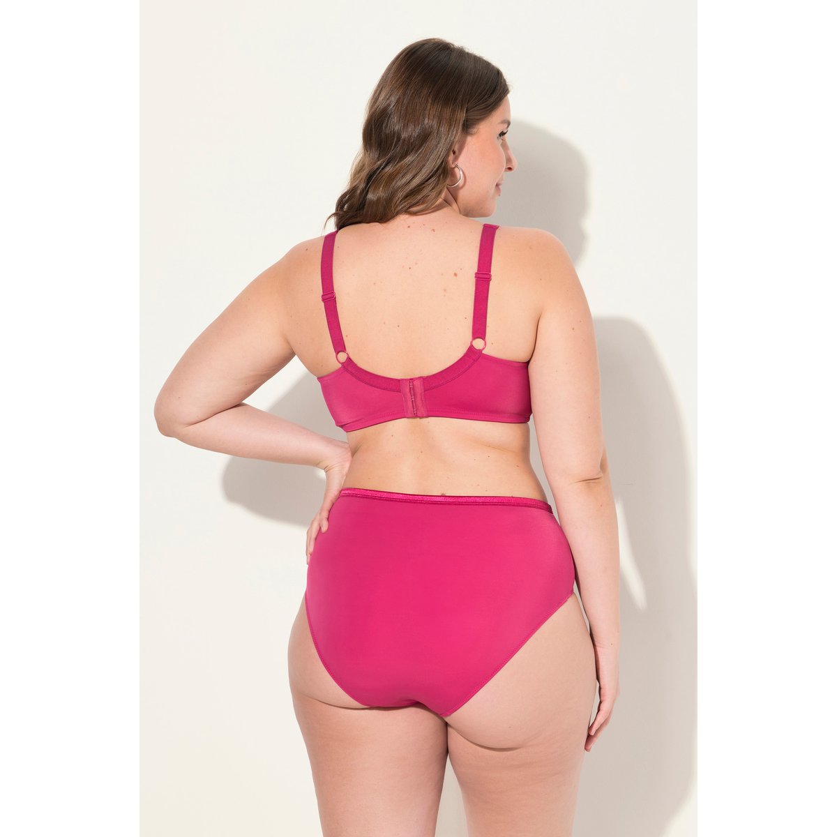 Soutien-gorge à armatures et coques souples fuchsia, ULLA POPKEN