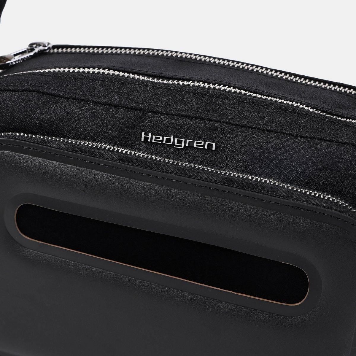 Sac bandoulière moyen organisé sécurisé black, HEDGREN