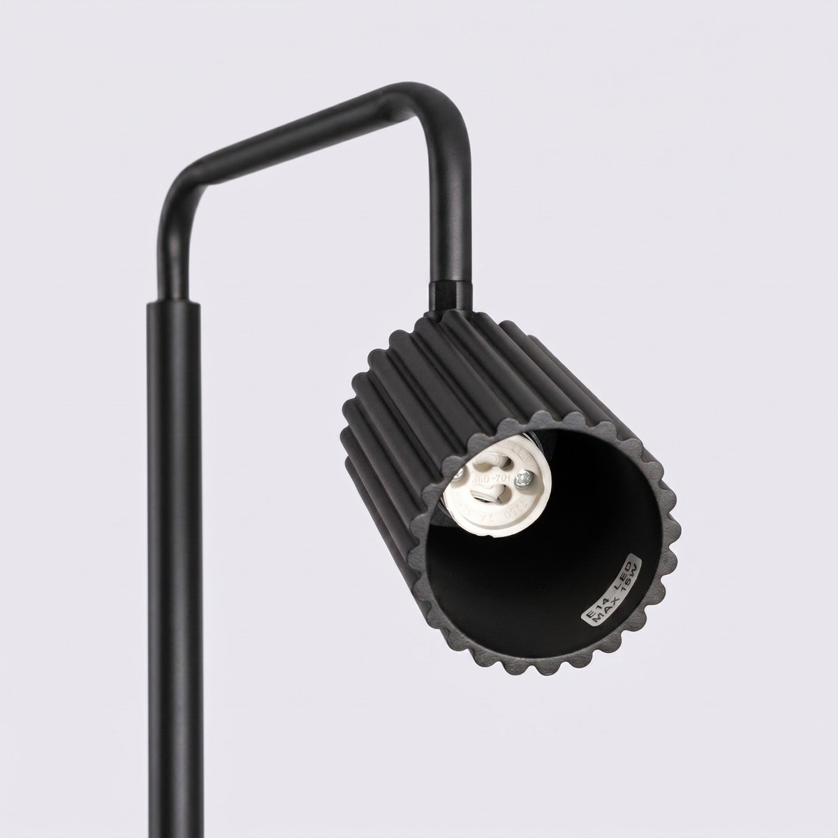 Lampadaire Aluminium Noir GU10 1 KARBON noir, EDEN