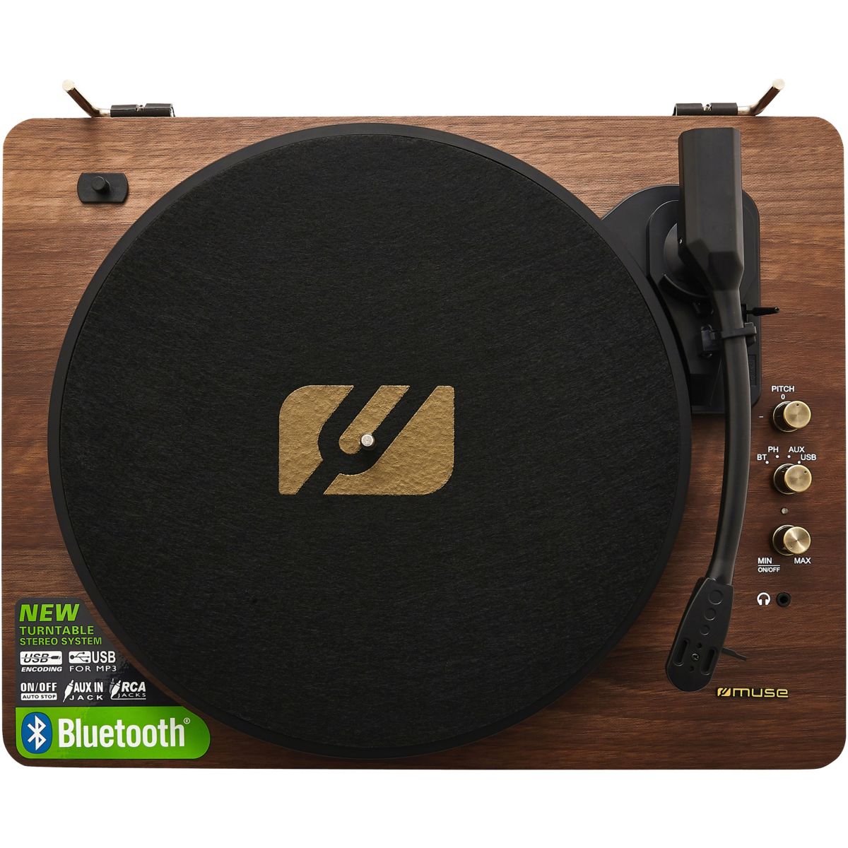Platine vinyle MT-106 BT bois, MUSE